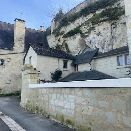 L'Escale Troglo Au Bord De La Loire Villa Souzay-Champigny Eksteriør bilde