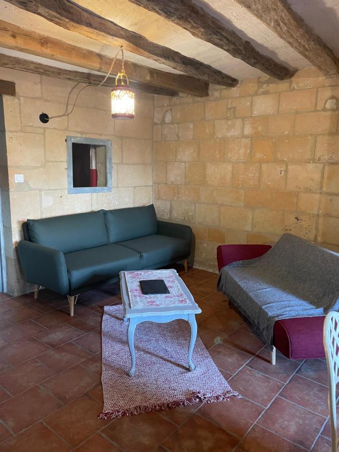 L'Escale Troglo Au Bord De La Loire Villa Souzay-Champigny Eksteriør bilde