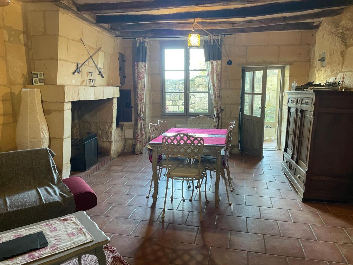 L'Escale Troglo Au Bord De La Loire Villa Souzay-Champigny Eksteriør bilde
