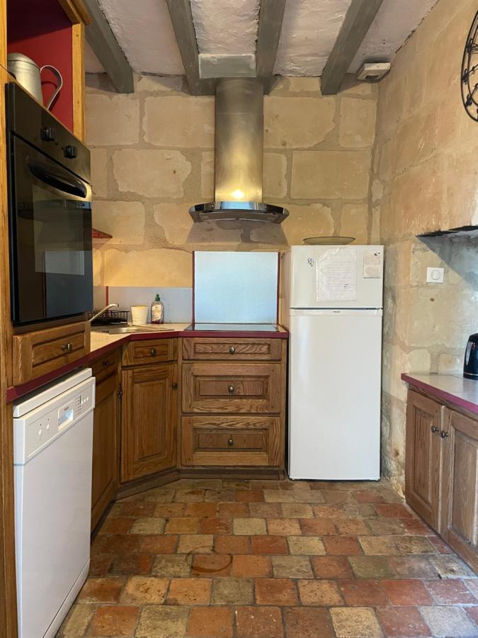 L'Escale Troglo Au Bord De La Loire Villa Souzay-Champigny Eksteriør bilde