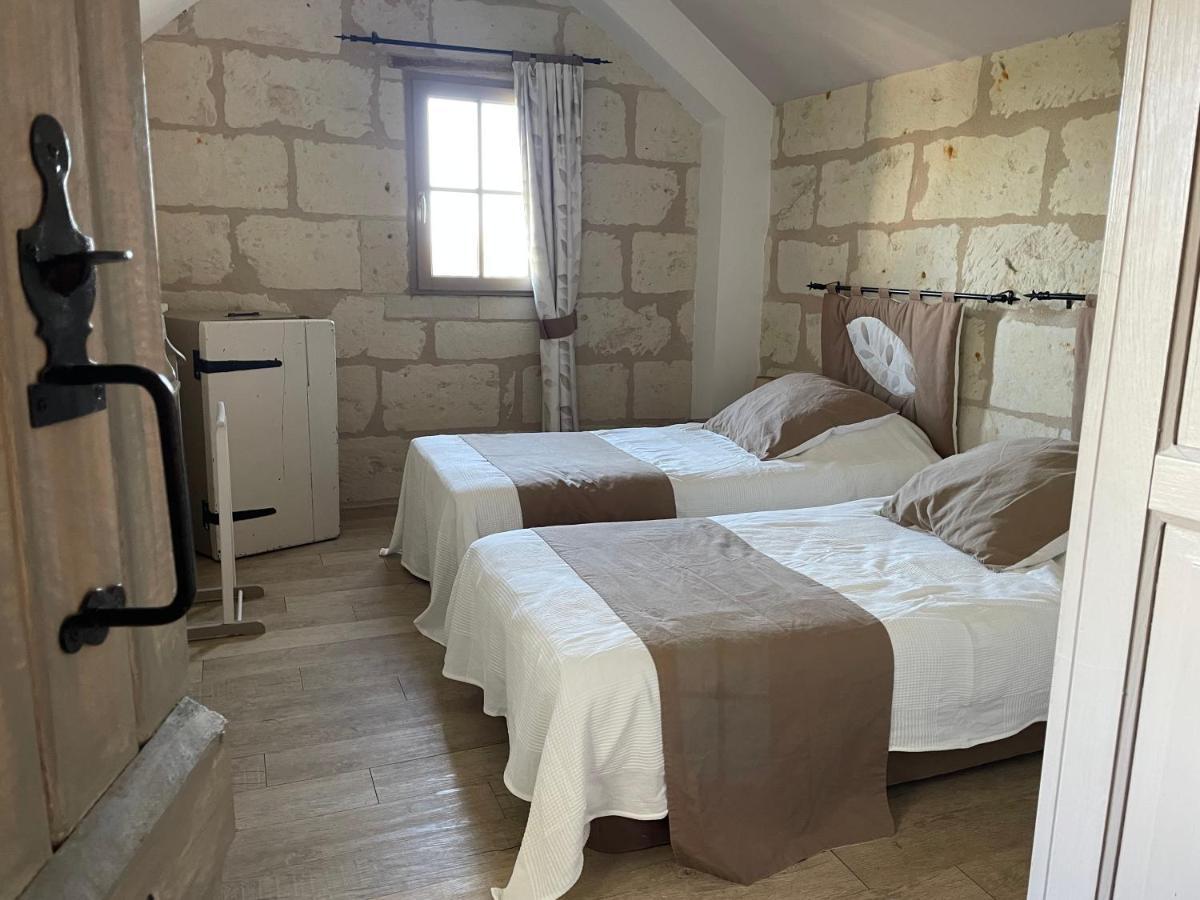 L'Escale Troglo Au Bord De La Loire Villa Souzay-Champigny Eksteriør bilde
