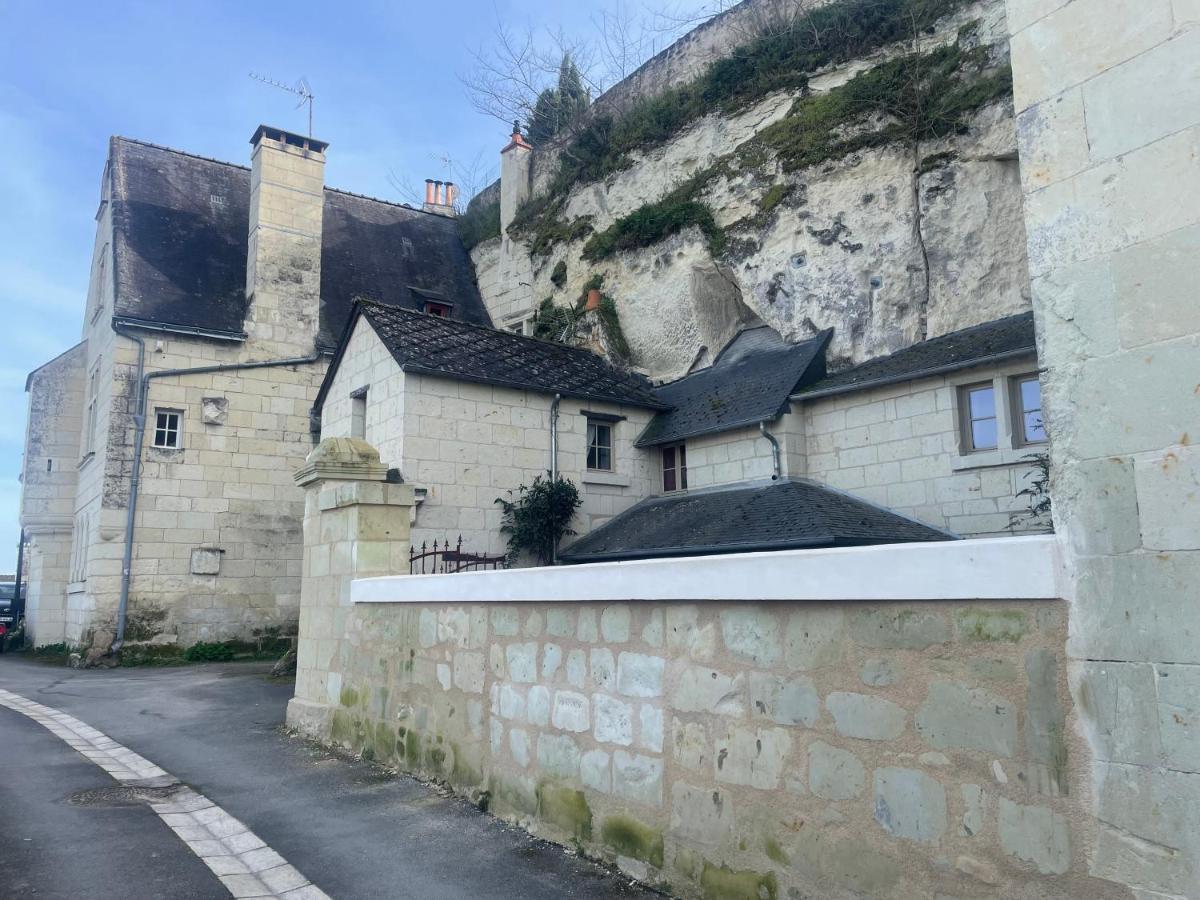L'Escale Troglo Au Bord De La Loire Villa Souzay-Champigny Eksteriør bilde