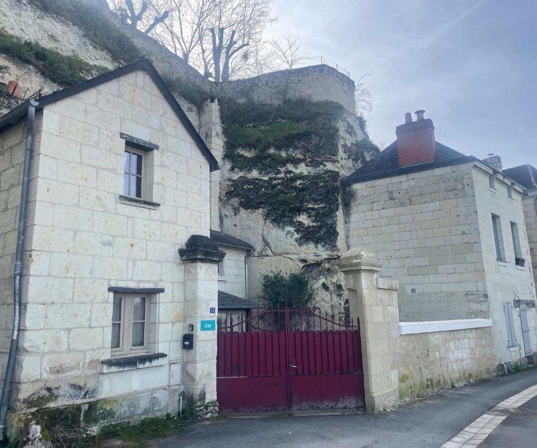 L'Escale Troglo Au Bord De La Loire Villa Souzay-Champigny Eksteriør bilde